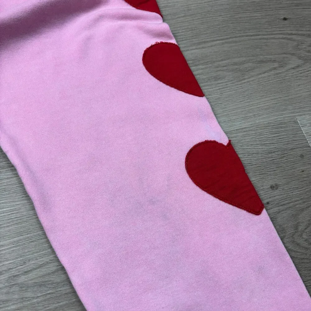 Aviator Nation Heart Stitch 4 Sweatpants Women's Medium Loungewear - Picture 9 of 9